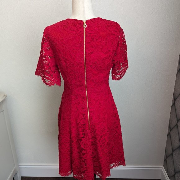 Draper James Blooming Lace Red Dress - Picture 7 of 9